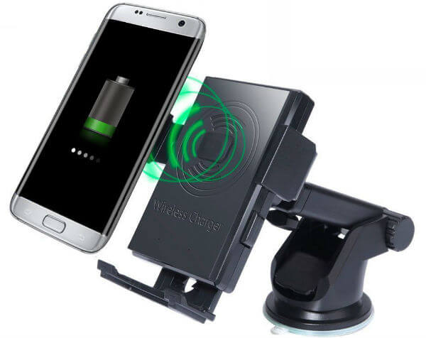 Rodzon Car Holder and Qi Wireless Cellphone Mount