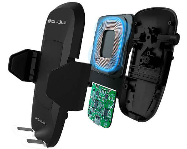 iDudu Fast Wireless Charging Car Mount Phone Holder