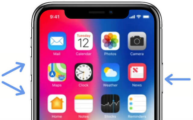 iPhone X Enable SOS