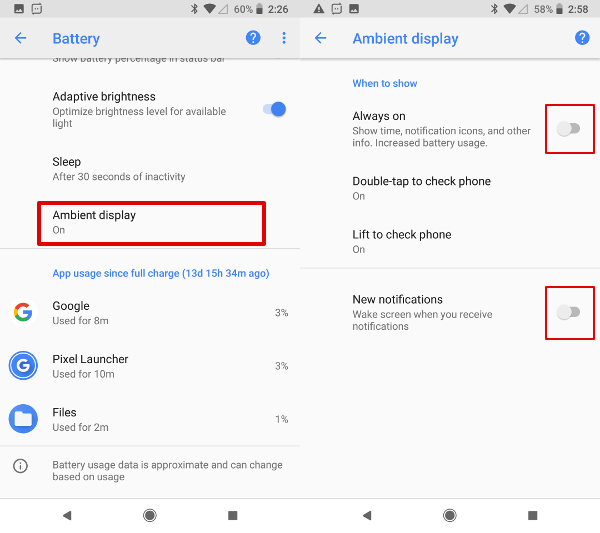 How to Stop Oreo Battery Draining and Extend Battery Life  - 42