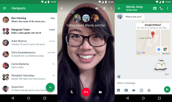Google hangouts Android