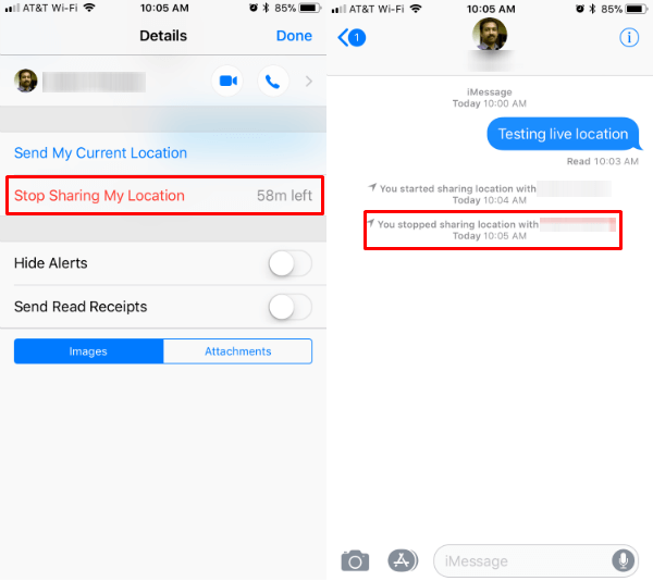 How to Share Live Location on iPhone with Message Apps  - 89