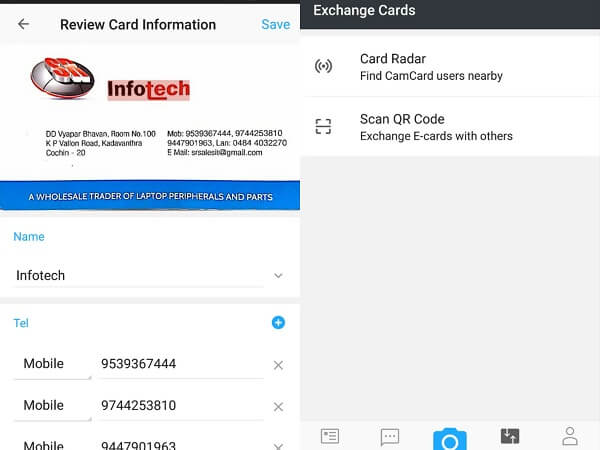 7 Best Business Card Scanner Apps for Android  - 82