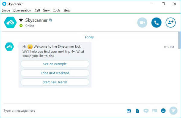 summarize bot on skype