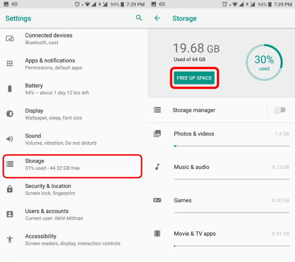 How to Free up Storage Space on Android Phone - 6