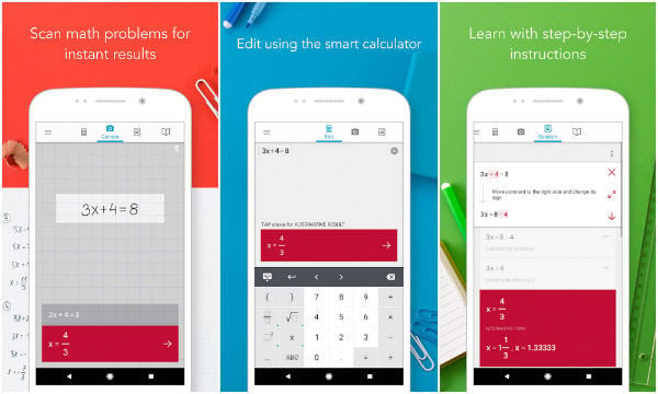apps that solve math problems and show work