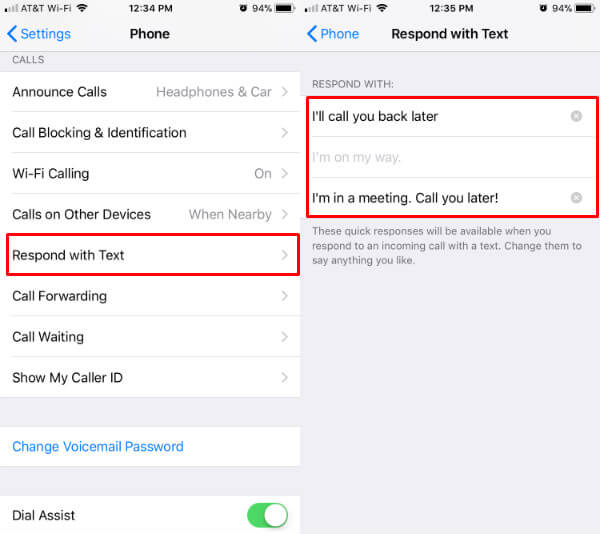 How to Set Out-of-Office Auto Reply Text Message on iPhone for Calls