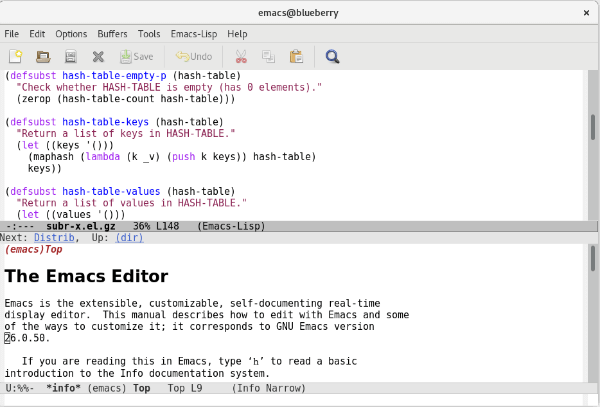 Emacs best text editor for PC