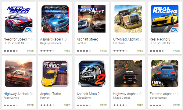 Google Play Store Search fake apps