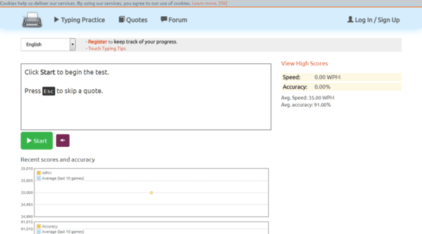 10 Best Typing Speed Test Tools Online  - 39