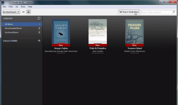 Kindle e-pub reader for windows