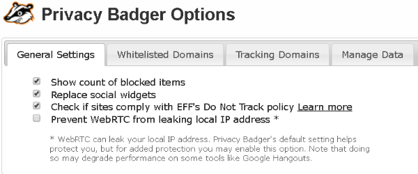 Privacy Badger Browser extension - privacy protection