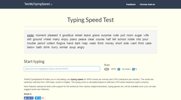 dry Pence Manufacturer 10 Best Typing Speed Test Tools Online. - MashTips