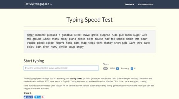 type wpm test