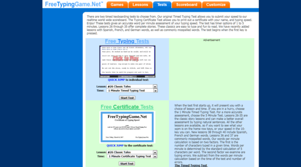 typing master online practice