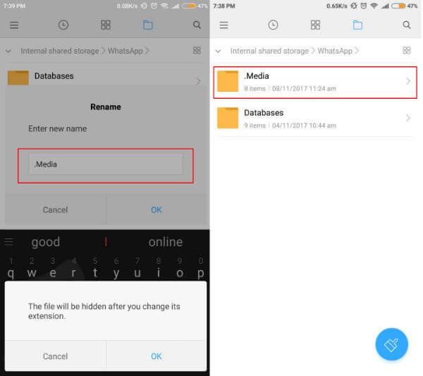 How to Hide WhatsApp Videos and Images from Gallery  Android   - 1