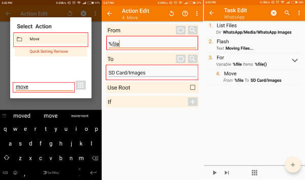 Move Task in Tasker Android whatsapp media moving