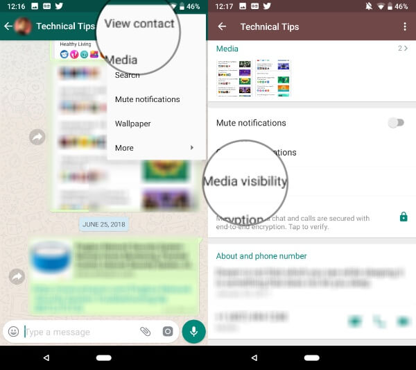 How to Stop WhatsApp Saving Photos on Android Gallery  - 78