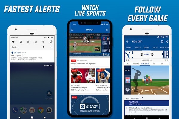 CBS Sports live score app