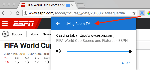 Cast Live Stream to Chromecast