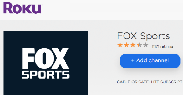 Fox Sports Roku Channel