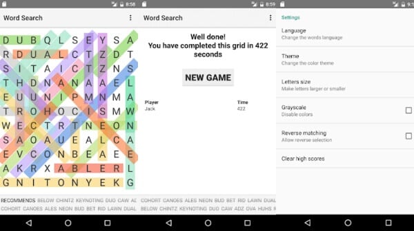 Word Search Game