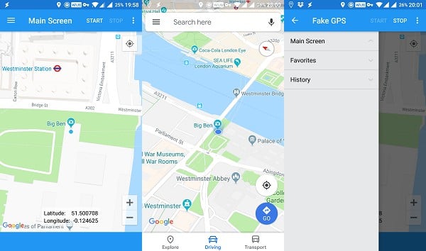 Fake GPS fake location