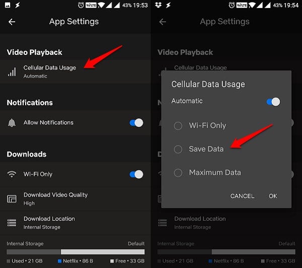 3 Best Solutions to Limit Data Usage on Netflix  - 60