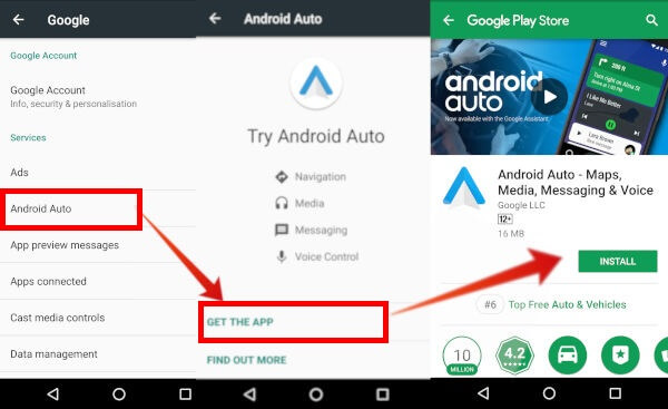 Как установить android auto apps downloader