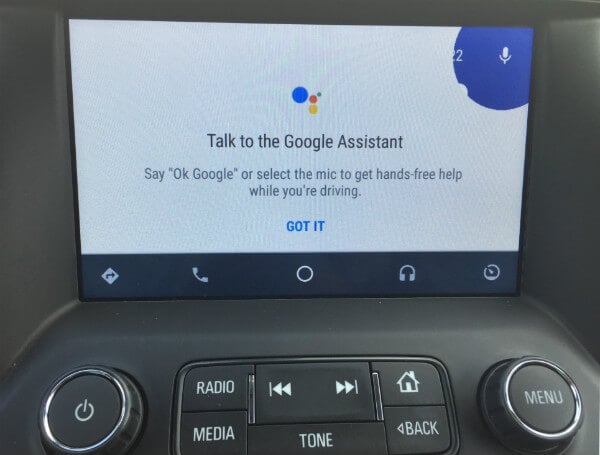 Android Auto Google Assistance