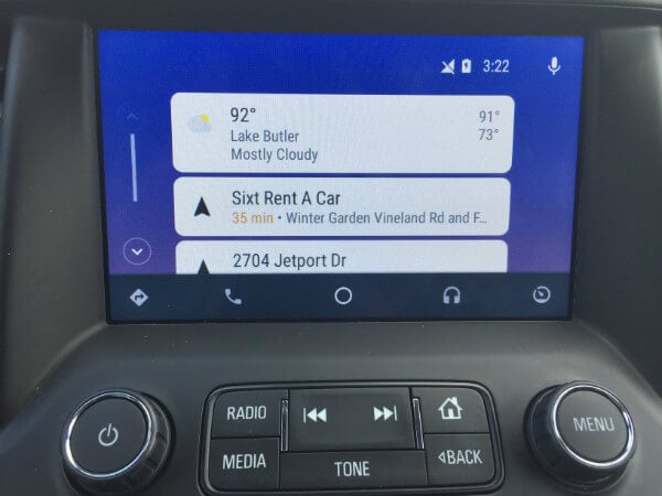 Android Auto Dash Board