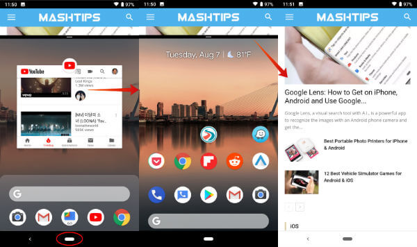 How to Enable Split Screen on Android Pie? - MashTips