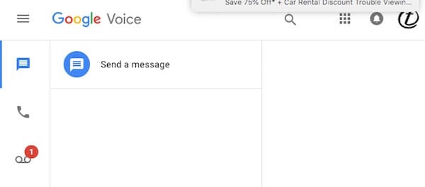 Google Voice UI