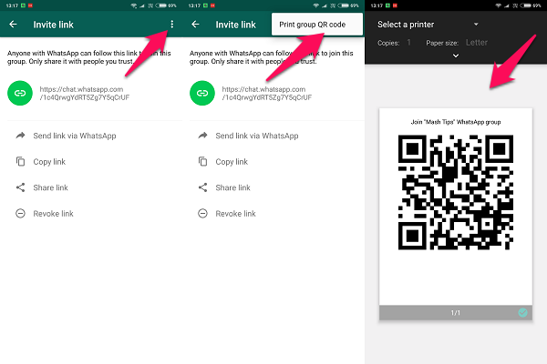 How to Create WhatsApp Group Invite Link and Share to add Members  - 1