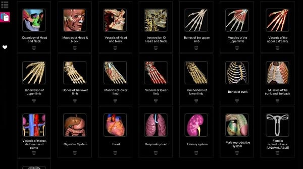 anrdoid Anatomy Learning - 3D Atlas