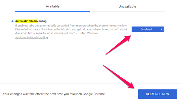 windows chrome disable flag