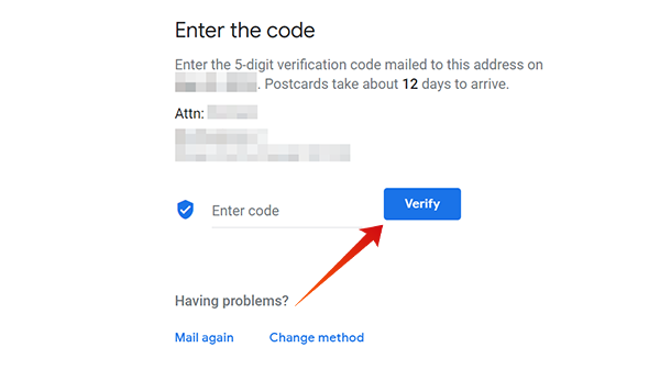 Google Address Verification