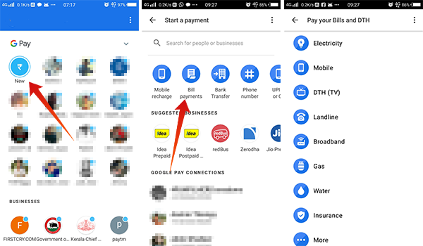 How to pay bills using Google Pay Tez