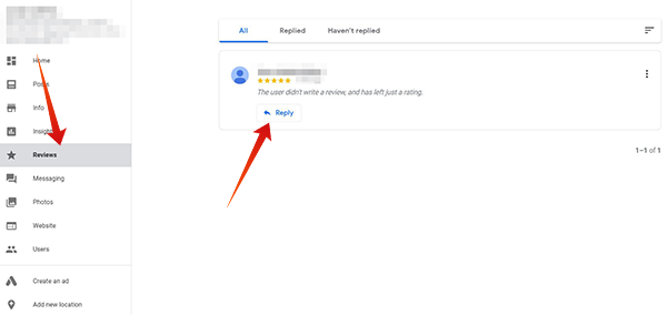Reply to reviews and questions in Google My Business