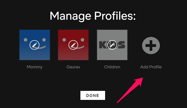 chrome netflix profiles