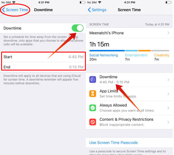 How to Set Downtime on iOS  Take a Break from your iPhone - 34