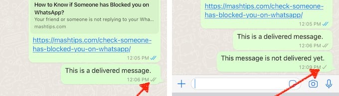 Blocked WhatsApp Message Delivery