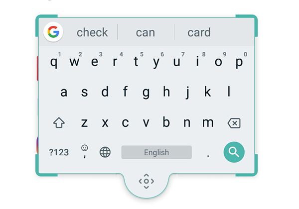 Floating Keyboard in Gboard for Android