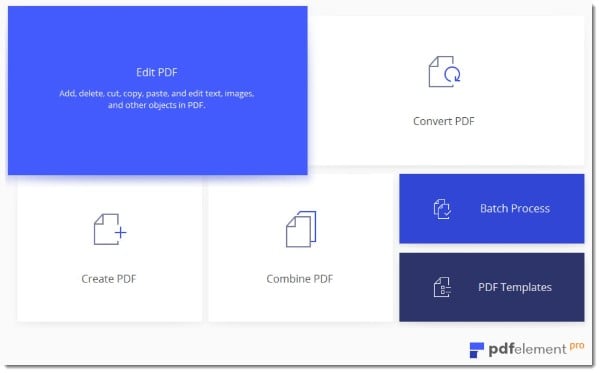 PDFelement 6 Pro PDF Editor Interface