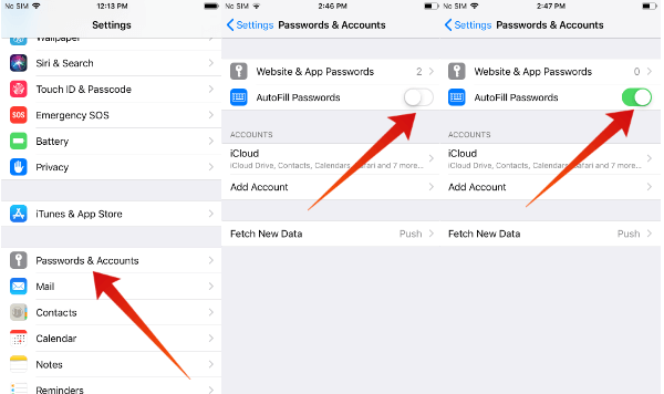 Can t remember too many passwords  Try out Autofill Passwords on iOS - 7