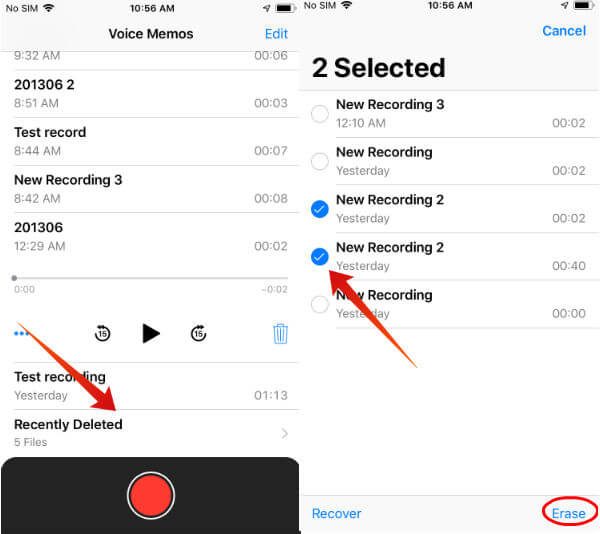 iphone recover deleted memos