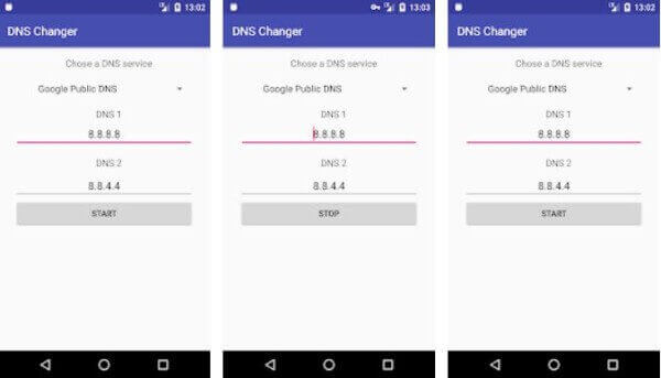 Androdi Data Setting DNS Change