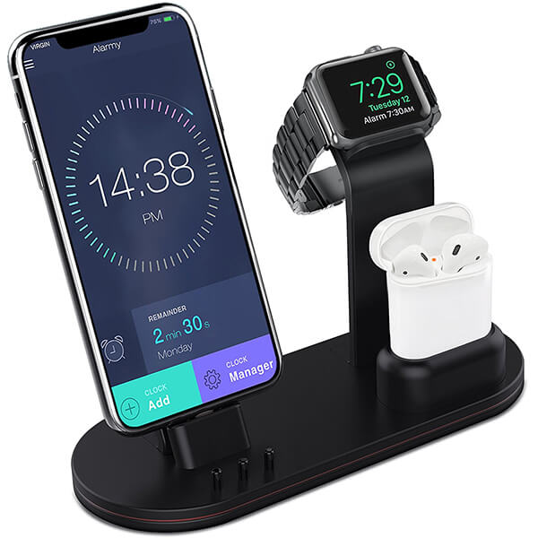 Apple Watch and iPhone Stand 3 in 1