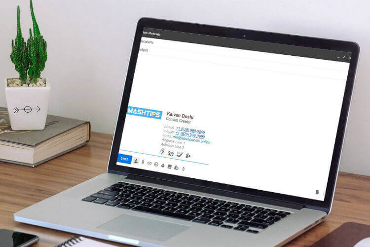 How to Create HTML Signature in Gmail? - MashTips