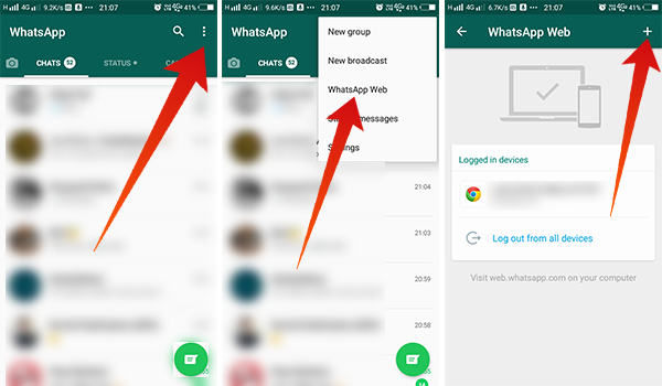 How to connect WhatsApp Web to Text from your laptop